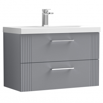 Nuie Fluted Satin Grey Bathroom Suite