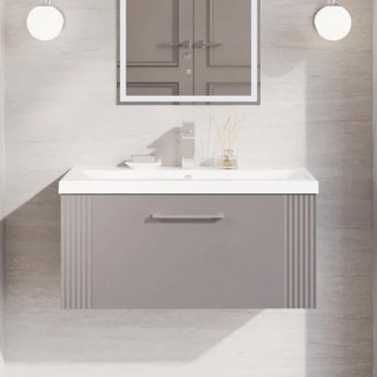 Deco 800mm 1-Drawer Wall Hung Vanity Unit