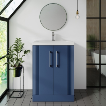 Deco 600mm 2-Door Floor Standing Vanity Unit