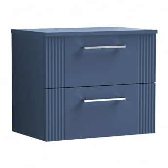 Deco 600mm 2-Drawer Wall Hung Vanity Unit with Countertop