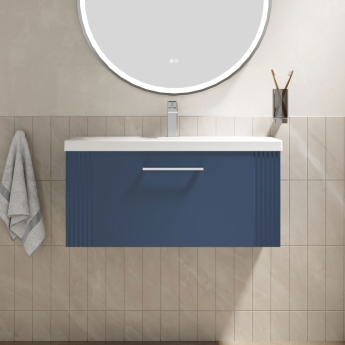 Deco 800mm 1-Drawer Wall Hung Vanity Unit | Product Image