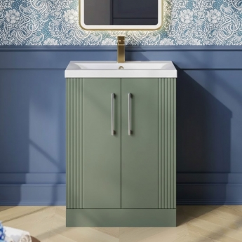 Deco 600mm 2-Door Floor Standing Vanity Unit