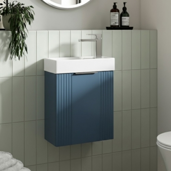 Deco Compact 400mm 1-Door Wall Hung Vanity Unit