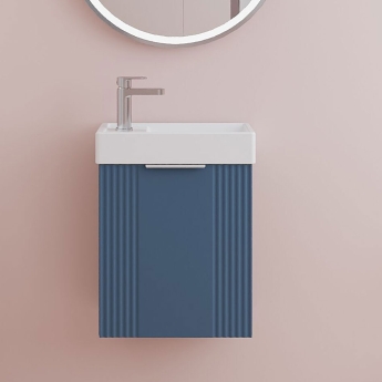 Deco Compact 400mm 1-Door Wall Hung Vanity Unit | Product Image