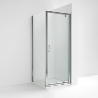 Nuie Ella2 Pivot Shower Door 760mm Wide - 5mm Glass