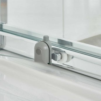 Nuie Ella Sliding Door Rectangular Shower Enclosure - 5mm Glass