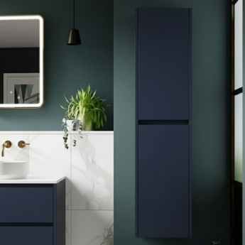 Havana 350mm Wall Hung 2-Door Tall Storage Unit