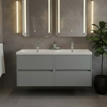 Havana Twin 1200mm 4-Drawer Wall Hung Vanity Unit