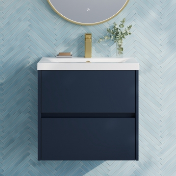 Havana 600mm 2-Drawer Wall Hung Vanity Unit