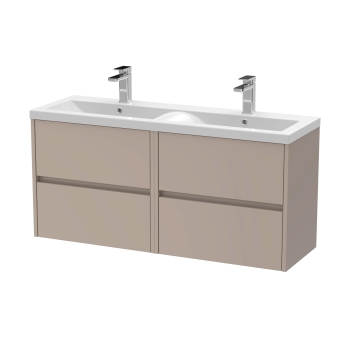 Havana Twin 1200mm 4-Drawer Wall Hung Vanity Unit | Product Image