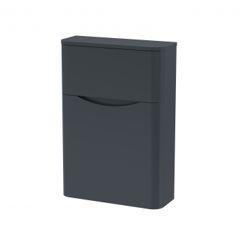 Nuie Lunar Back to Wall WC Toilet Unit 550mm Wide - Satin Anthracite
