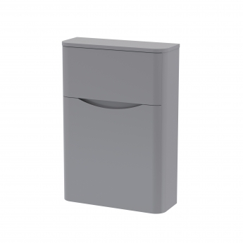 Nuie Lunar Back to Wall WC Toilet Unit 550mm Wide - Satin Grey