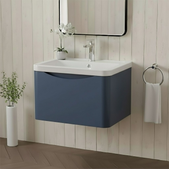 Lunar 600mm 1-Drawer Wall Hung Vanity Unit