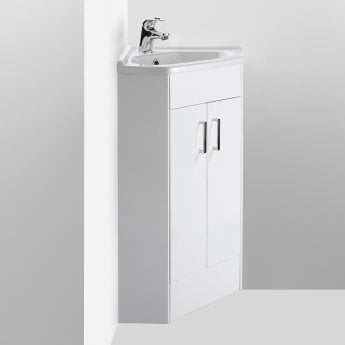 Nuie Mayford Corner Vanity Unit with Basin 550mm Wide - 1 Tap Hole