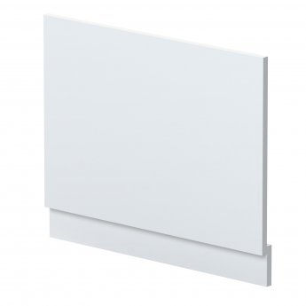 Nuie Blocks Straight Bath End Panel and Plinth 560mm H x 680mm W - Satin White