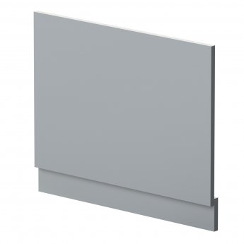 Nuie Blocks Straight Bath End Panel and Plinth 560mm H x 680mm W - Satin Grey