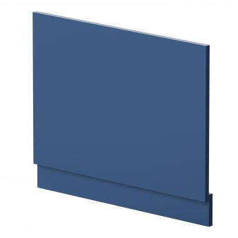 Nuie Blocks Straight Bath End Panel and Plinth 560mm H x 680mm W - Satin Blue