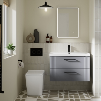 Nuie Orlen Rimless Back to Wall Toilet - Soft Close Seat