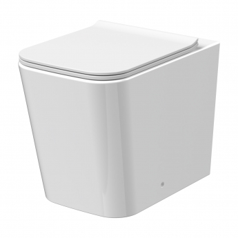Nuie Orlen Rimless Back to Wall Toilet - Soft Close Seat