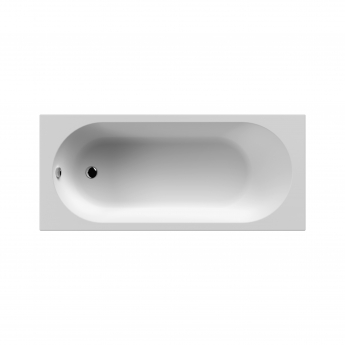 Nuie Otley Round Single Ended Rectangular Bath 1675mm x 700mm - Acrylic
