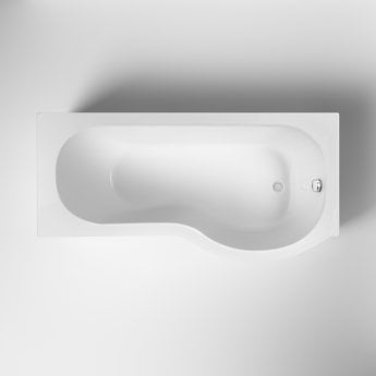 Nuie P-Shaped Shower Bath 1500mm x 700mm/850mm - Right Handed