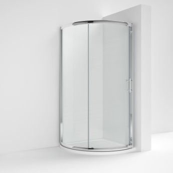 Nuie Pacific Single Entry Quadrant Shower Enclosure 900mm x 900mm - 6mm Glass