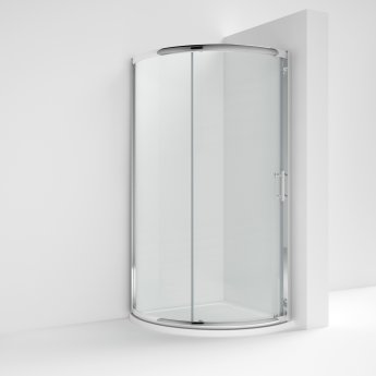 Hudson Reed Pacific Single Entry Quadrant Shower Enclosure 860mm x 860mm - 6mm Glass