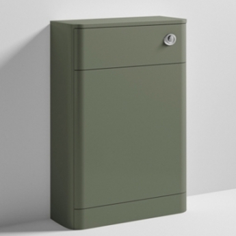 Nuie Parade Back to Wall WC Toilet Unit 550mm Wide - Satin Green