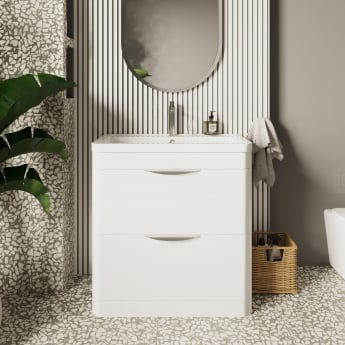 Parade 800mm 2-Drawer Floor Standing Vanity Unit