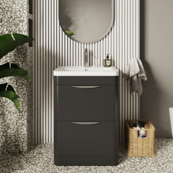 Parade 600mm 2-Drawer Floor Standing Vanity Unit