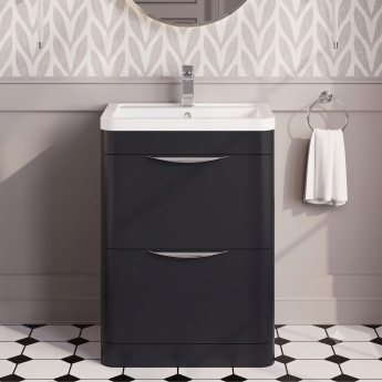 Parade 600mm 2-Drawer Floor Standing Vanity Unit | Product Image