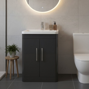 Parade 600mm 2-Door Floor Standing Vanity Unit