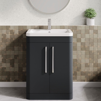 Parade 600mm 2-Door Floor Standing Vanity Unit | Product Image