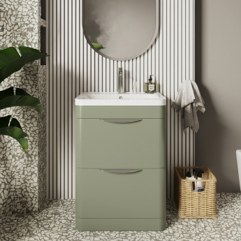 Parade 600mm 2-Drawer Floor Standing Vanity Unit