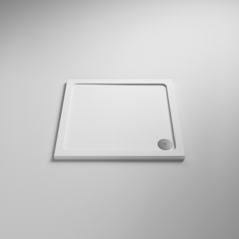 Nuie Pearlstone Square Shower Tray 900mm x 900mm - White
