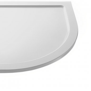 Nuie Pearlstone Offset Quadrant Right Handed Shower Tray 1000mm x 800mm - White