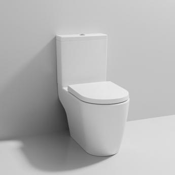 Nuie Provost Close Coupled Pan Push Button Cistern 670mm Projection - Excluding Seat