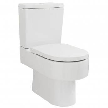 Nuie Provost Close Coupled Pan with Push Button Cistern - Excluding Seat
