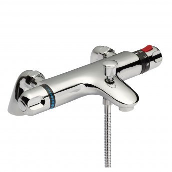 Nuie Reef Thermostatic Bath Shower Mixer Tap - Chrome