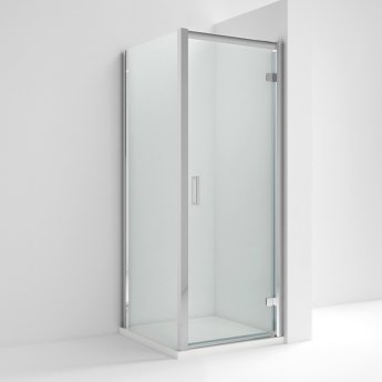 Nuie Rene Hinged Shower Door - 6mm Glass