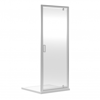 Nuie Rene Pivot Door Square Shower Enclosure - 6mm Glass