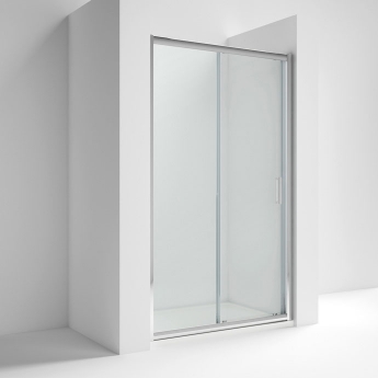 Nuie Rene Sliding Door Rectangular Shower Enclosure 1500mm x 800mm - 6mm Glass