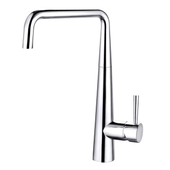 Nuie Roshni Kitchen Sink Mixer Tap Single Lever Handle - Chrome | Product Image