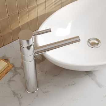 Nuie Series 2 Tall Mono Basin Mixer Tap - Chrome | Product Image