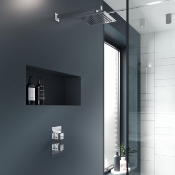 Nuie Series L Concealed Shower Valve Dual Handle - Chrome