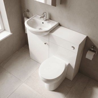 Nuie Sienna Combination Furniture Pack With WC Unit 500mm without Tap | Product Image