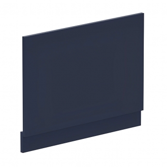 Nuie Straight Bath End Panel and Plinth 560mm H x 730mm W - Electric Blue