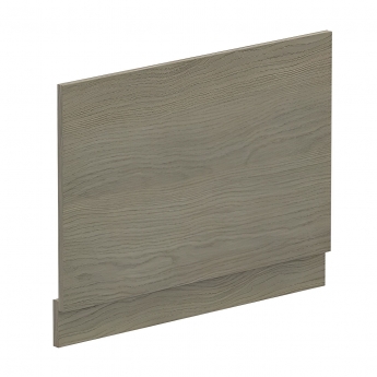 Nuie Straight Bath End Panel and Plinth 560mm H x 730mm W - Solace Oak