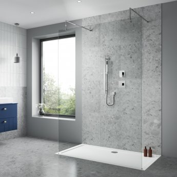 Nuie Windon Thermostatic Concealed Mixer Shower with Shower Kit + Stop Tap
