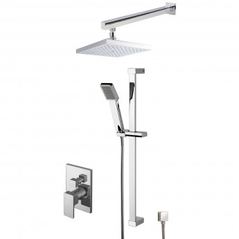 Nuie Windon Manual Concealed Complete Mixer Shower with Diverter - Chrome